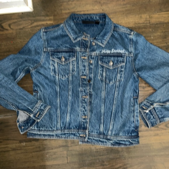 Motor Harley Davidson jean jacket - Picture 2 of 7